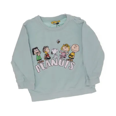 Collegetröja (Grön, Flerfärgad) från Peanuts Bomull