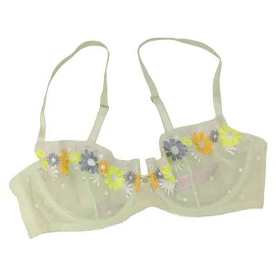 Bra (Green, Multicolored) from Savage x Fenty Elastane, Polyamide, Polyester
