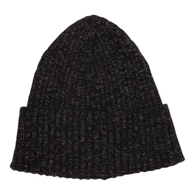 Beanie (Zwart) van Zara Metallvezel, Polyamide, Polyester, Viscose