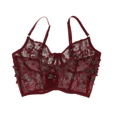 Bustier (Rouge, Multicolore) Élasthane, Polyester