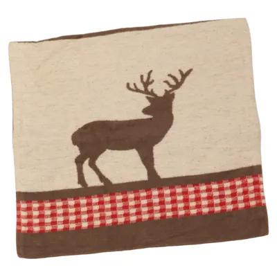 Housse de coussin (Beige, Marron, Rouge) de David Fussenegger Coton biologique