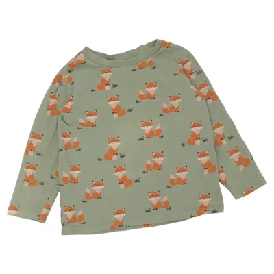 Lange mouwen shirt (Groen, Meerkleurig) van Alana Organisch katoen