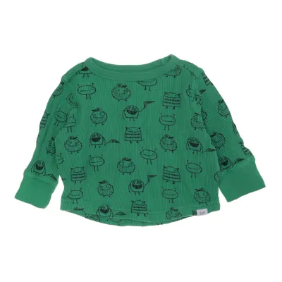 T-shirt à manches longues (Vert, Noir) de BabyGap Coton