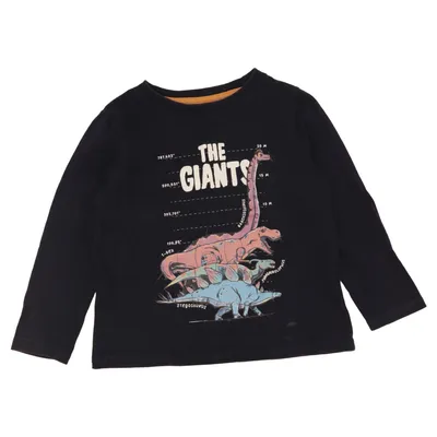 Long sleeve T-shirt (Black, Multicolored) from Kiabi Cotton