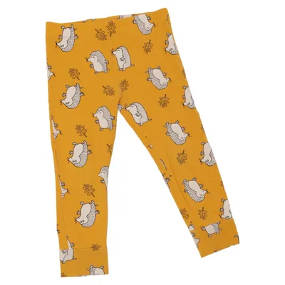 Legging (Jaune, Multicolore) de Hema Bambou, Coton, Élasthane