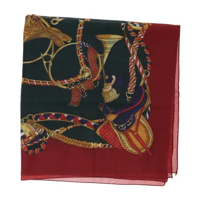 Scarf (Röd, Flerfärgad) från Olga Greco Polyester