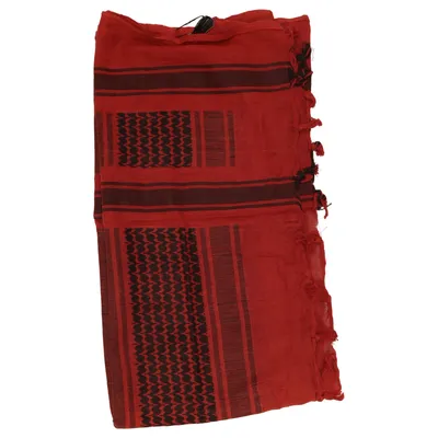 Cache-col (Rouge, Noir) de Normani Coton