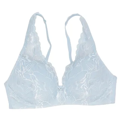 Bralette (Blå, Hvid) fra Body Essentials by Tchibo Elastan, Polyamid