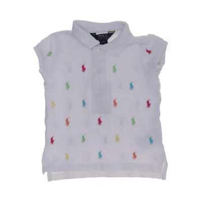 Polotrøje (Hvid, Flerfarvet) fra Polo Ralph Lauren Bomuld, Elastan