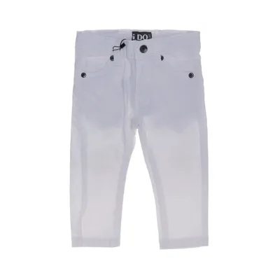 Jeans (Vit) från IDo Bomull, Elastan