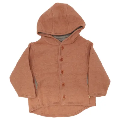 Strickjacke (Pink) von Disana Baumwolle, Wolle