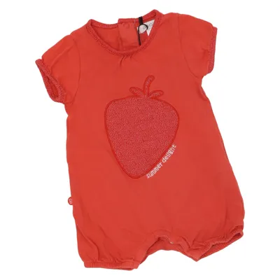 Barboteuse (Rouge) de Obaïbi Coton