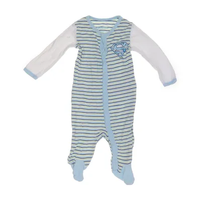 Barboteuse (Bleu, Jaune, Blanc) de Superman Coton