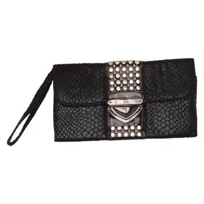 Abendtasche (Diamante Lock Clutch) von Jane Norman Polyester, Polyurethan