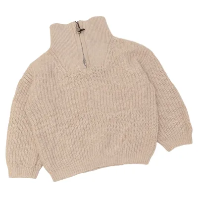 Strickpullover (Beige) von H&M Baumwolle, Acryl, Polyester, Wolle