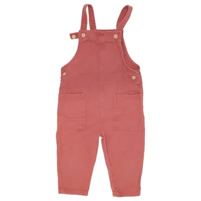 Hängselbyxor (Rosa) från Topomini Bomull