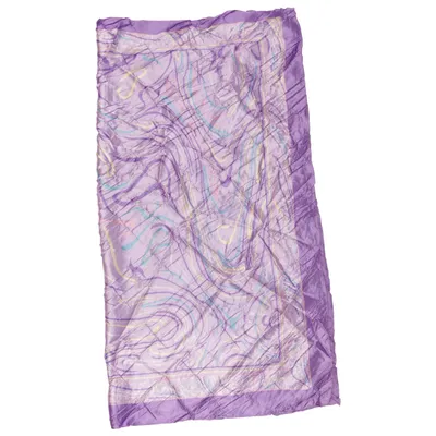 Cache-col (Violet, Multicolore) de TMH Lisa Polyester, Soie