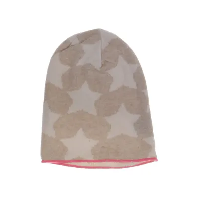 Beanie (Beige, White, Pink) from Zwillingsherz Cashmere, Polyamide, Viscose, Wool