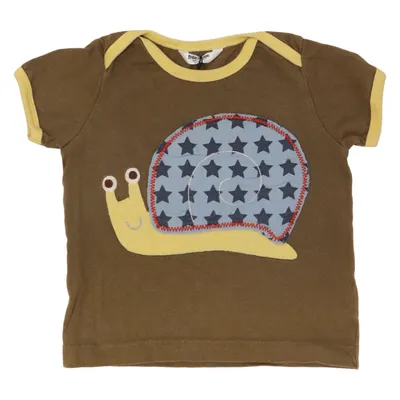T-shirt (Brown, Yellow, Blue) from Baby Boden Cotton