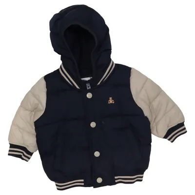 Winter jacket (Blue, Beige) from BabyGap Acrylic, Polyester