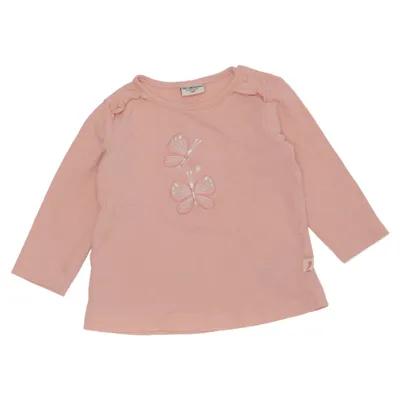 T-shirt à manches longues (Rose) de Salt and Pepper Élasthane, Coton biologique