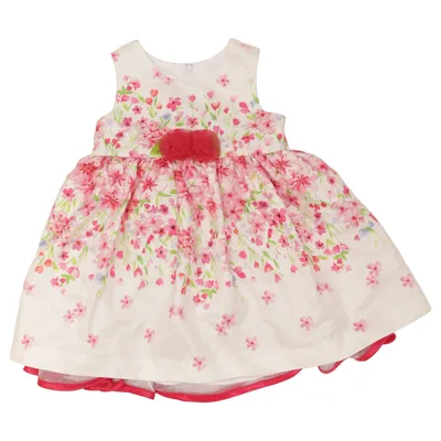 Klänning (Vit, Rosa, Flerfärgad) från Baby Baby Polyester