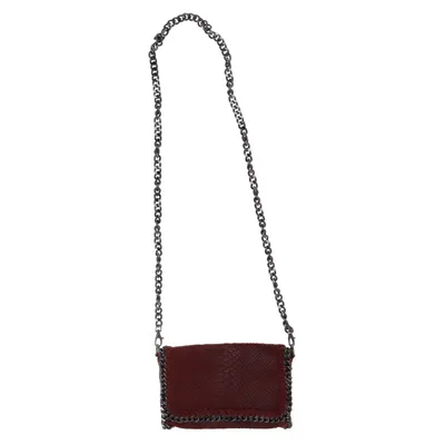 Schoudertas (Rood) van Borse in Pelle Leer