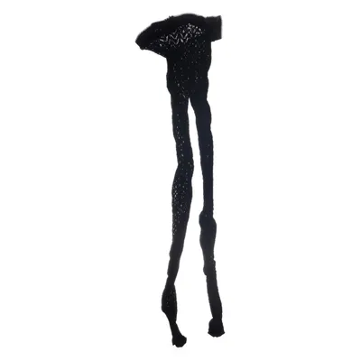 Visnet panty (Zwart)