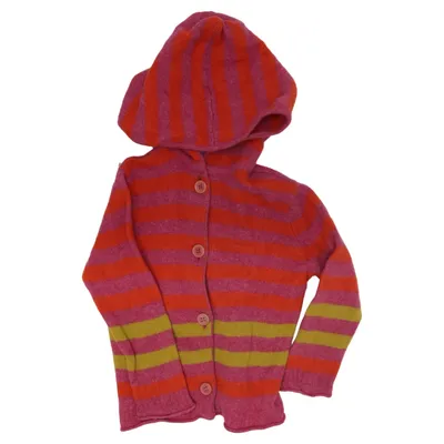 Cardigan (Pink, Red, Green) from Hessnatur Wool