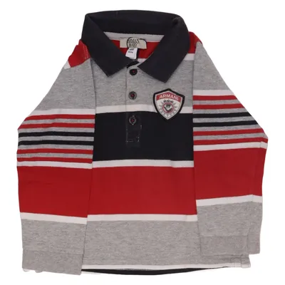 Rugby shirt (Gray, Blue, Red, White) from Armani Baby Cotton