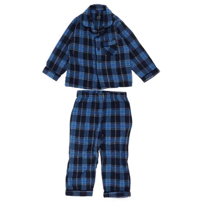 Pyjamas (Blå, Svart, Vit) från Early Days Bomull