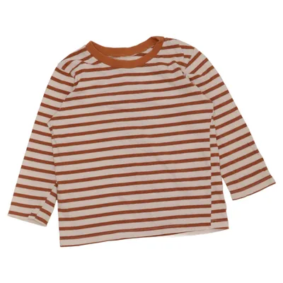 Långärmad t-shirt (Brun, Vit) från Hello Baby