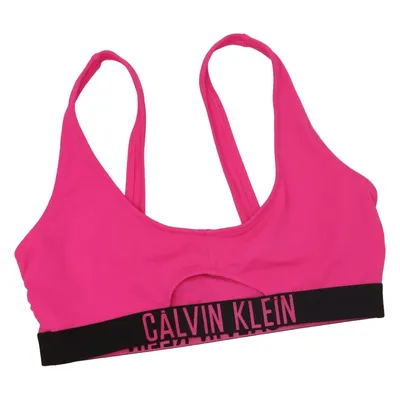 Bikini top (Pink, Sort) fra Calvin Klein Swimwear Elastan, Polyamid