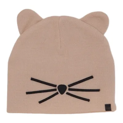 Beanie (Beige, Black) from Karl Lagerfeld Acrylic