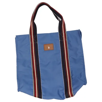 Handbag (Blue, Multicolored) from U.S. Polo Assn. Polyester, Polyurethane