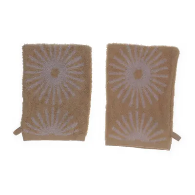 Oven mitts (Beige, White) from My Home Cotton