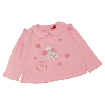 Long sleeve T-shirt (Pink) from Tissaia Cotton