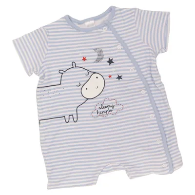 Rompers (Blue, White) from Baby Club by C&A Cotton