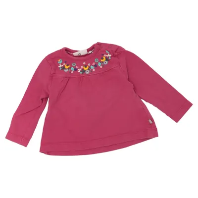 T-shirt à manches longues (Rose, Multicolore) de Liegelind Coton, Élasthane