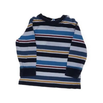 Langærmet t-shirt (Blå, Hvid, Flerfarvet) fra Topomini