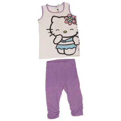 Sæt (Hvid, Lilla, Flerfarvet) fra H&M x Hello Kitty Bomuld