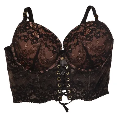 Bustier (Svart, Beige) från Jette Elastan, Polyamid