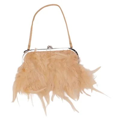 Clutch bag (Beige) from Mango Polyester
