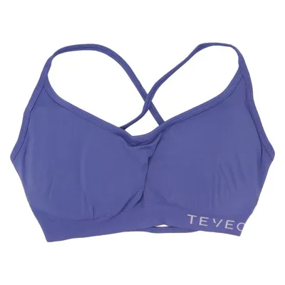 Sports bra (Blue) from Teveo Elastane, Polyamide