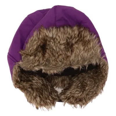 Trapper hat (Purple) from Kuling Faux fur, Polyamide, Polyester