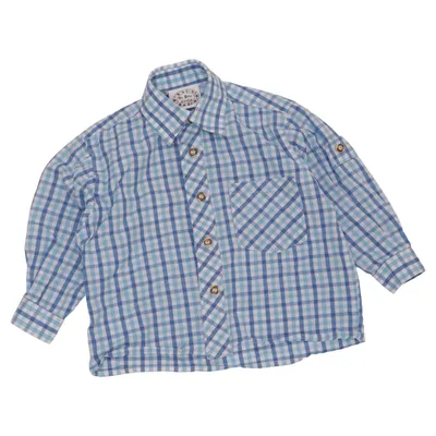Chemise (Bleu, Blanc) de St. Peter Country Kids Coton