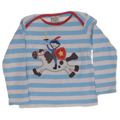 Long sleeve T-shirt (Blue, White, Multicolored) from Frugi Organic cotton