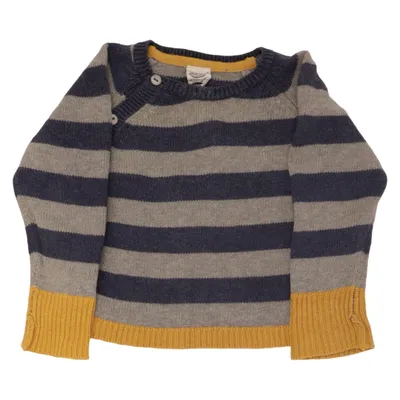 Pull-over (Bleu, Gris, Jaune) de Puri Organic Coton, Laine