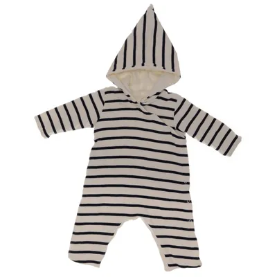 Barboteuse (Blanc, Noir) de Petit Bateau Coton, Polyester