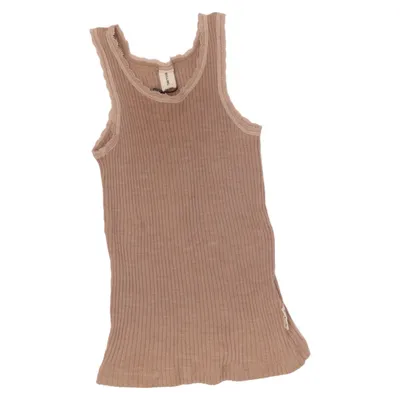 Tanktop (Beige) van Dilling Wol